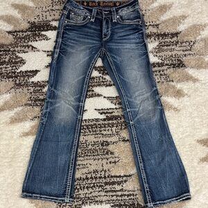 Rock Revival Women's Dark Blue Boot Cut Jeans